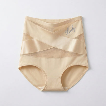 Culotte Gainante Taille Haute Bandes Croisées