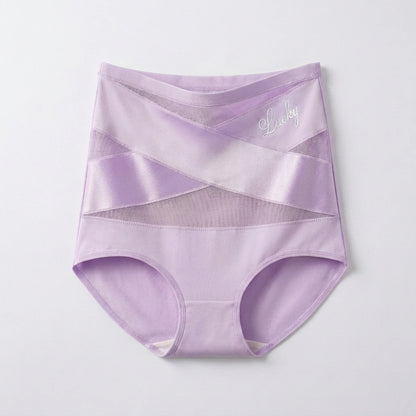 Culotte Gainante Taille Haute Bandes Croisées