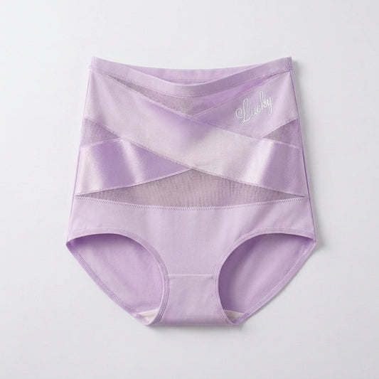 Culotte Gainante Taille Haute Bandes Croisées