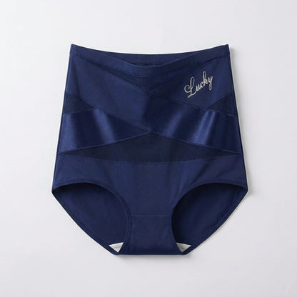 Culotte Gainante Taille Haute Bandes Croisées