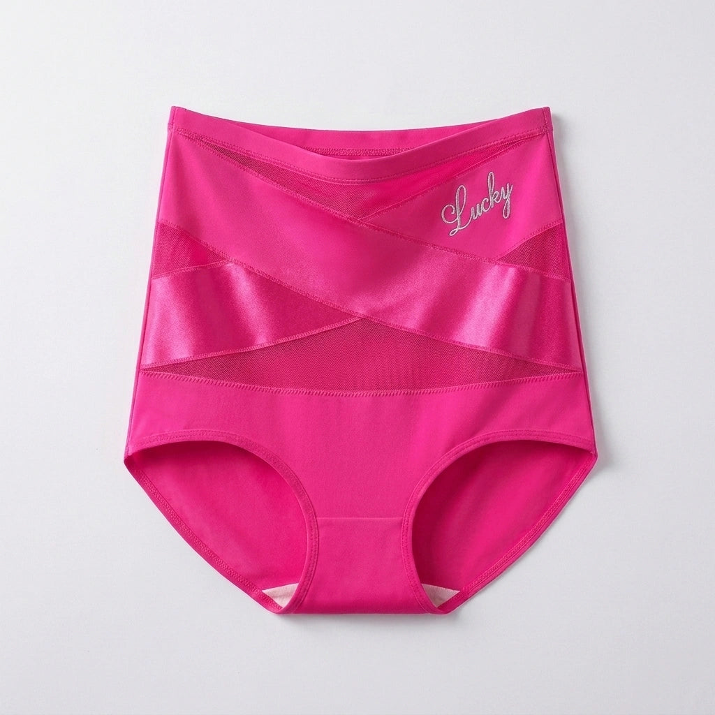 Culotte Gainante Taille Haute Bandes Croisées