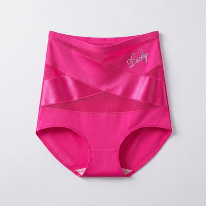 Culotte Gainante Taille Haute Bandes Croisées